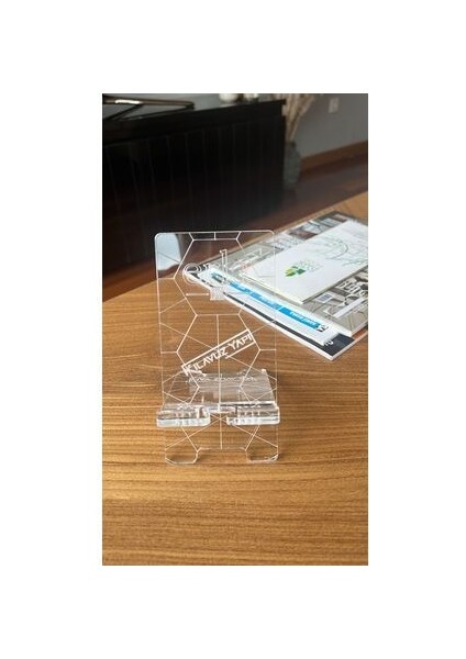 Pleksi Telefon Tutucu Stand