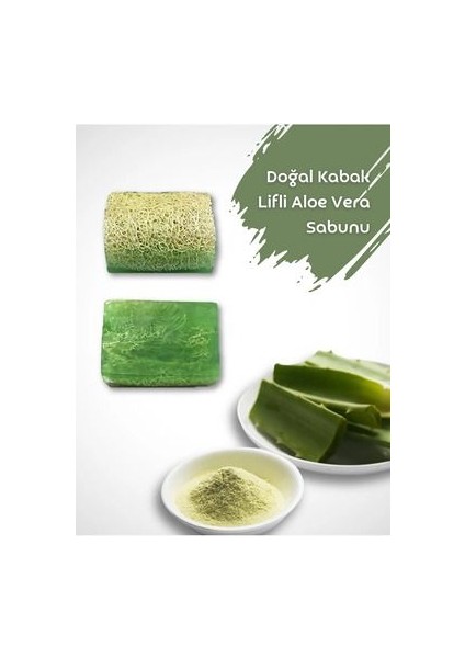 Doğal Kabak Lifli Aloe Vera Sabunu Organik