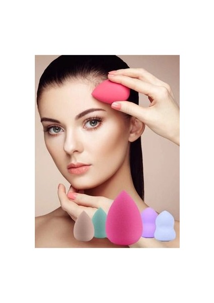 4'lü Fondöten Sünger Seti Makyaj Süngeri Göz Altı Süngeri Fondöten fırsatları