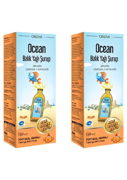Ocean Balık Yağı 150ML + 150ML