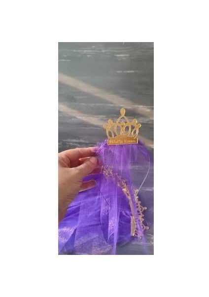 Pleksi Kına Tacı Mor 10 Adet modelleri