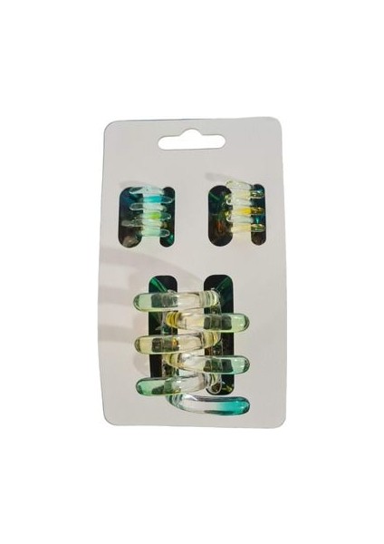 Yüksek Kaliteli Zarif Kelebek Deseni 2 Adet Küçük ve 1 Adet Büyük 3'lü Kristal Mandal Toka Seti fiyatları