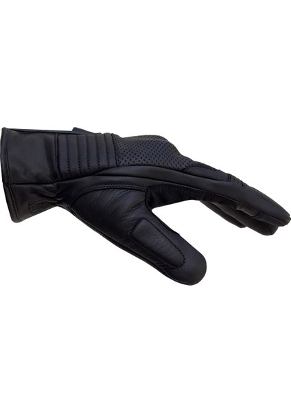 Retro Black Korumalı Motosiklet Deri Eldiveni fırsatları