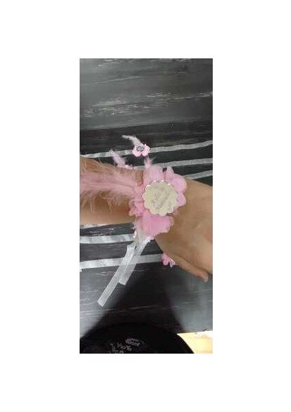 Kına Düğün Nedime Bilekliği Pembe Gold (10 Adet)