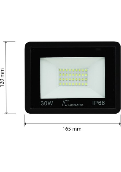 AC Aydınlatma 30 W Yeşil Işık Projektör