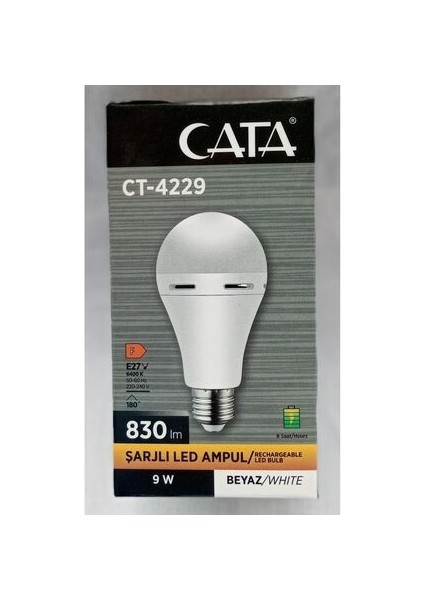 Şajlı LED Ampül ( 5 Adet ) CT-4229 Cata