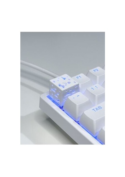 Minecraft Mekanik Klavye Tuşu Beyaz Artisan Keycaps Gamer Aksesuar