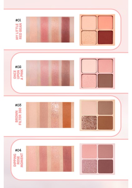 Mat ve Işıltılı Tonlarda 5'li Far Paleti Peripera Ink Pocket Shadow Palette (06WELCOMING Woody Home)