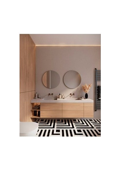 70 cm Beyaz LED Dekoratif Banyo Aynası indirimleri