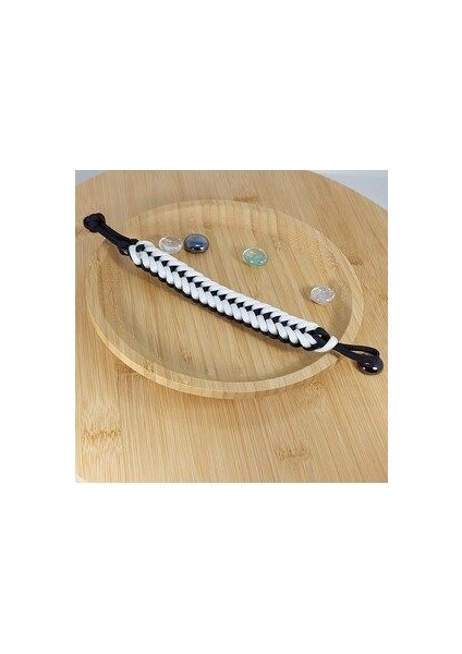 Taraftar Bileklik Paracord Siyah Beyaz modelleri