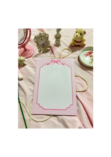 Cupid's Bow Tutkallı A4 Notepad Defter