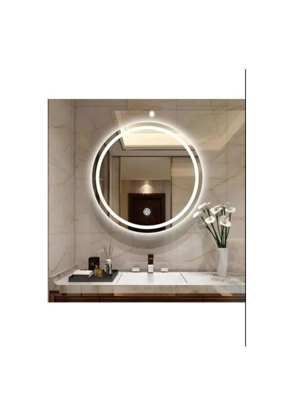 85 cm Beyaz LED Dekoratif Banyo Aynası fırsatları