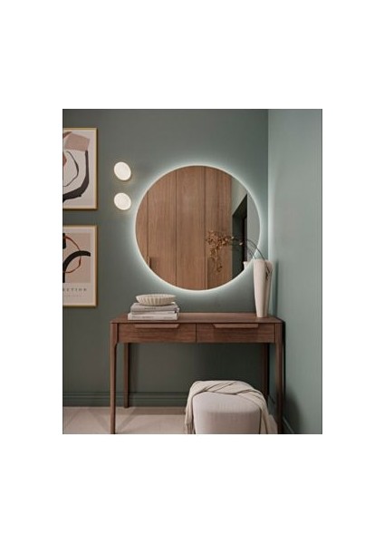 60 cm Beyaz LED Dekoratif Banyo Aynası fırsatları