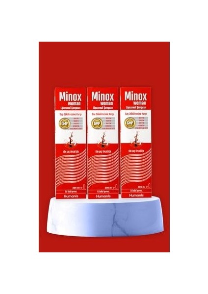 Minox Lipozomal Woman Şampuan 300ML X3 Adet