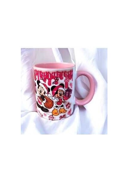 Mickey ve Minnie Tasarım Kupa-Hediyelik Tasarım Kupa Bardak modelleri