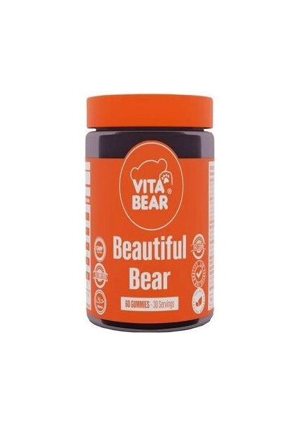Beautiful Bear Cilt Vitamini-60 Gummies