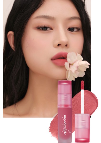 Mat Bitişli, Dolgun ve Pürüzsüz Görünüm Sunan Tint PERIPERA Ink Mood Matte Tint (03 Oatmeal Rose)