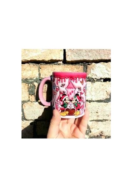 Mickey ve Minnie Tasarım Kupa-Hediye Kupa Bardak modelleri