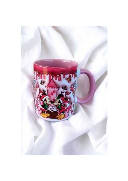 Mickey ve Minnie Tasarım Kupa-Hediye Kupa Bardak fırsatları