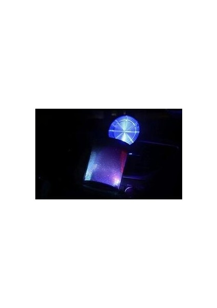 7 Renkli Rgb LED Işıklı Lüx Oto Küllük Kapaklı Spor Araç Içi Küllük Araba Küllüğü fiyatları