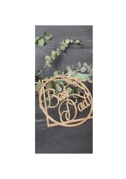 Best Dad Gold Pleksi Pinyata, Kutu, Pasta Süsü fiyatları