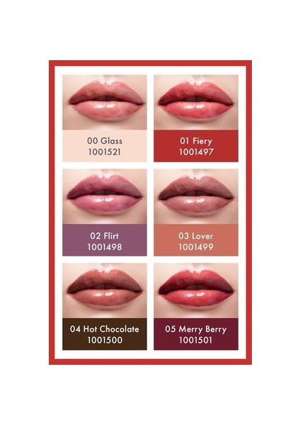 Renkli Dudak Dolgunlaştırıcısı 01 Fiery 8 ml modelleri