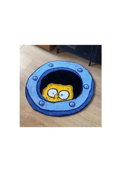 Tufting El Yapımı Sunger Bob Halı
