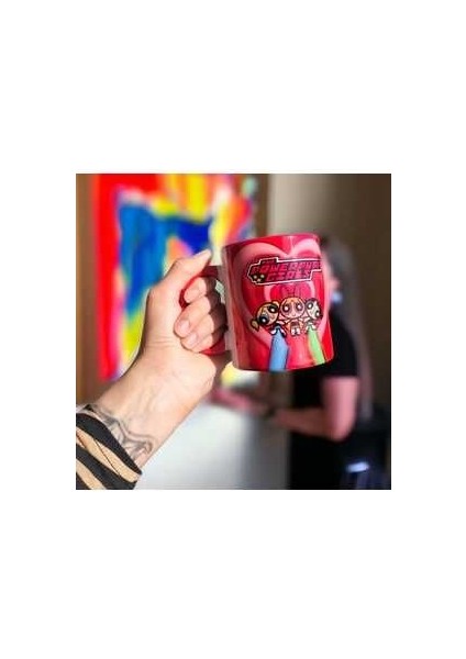 Power Puff Girls Kupa Tasarım-Hediyelik Kupa Bardak