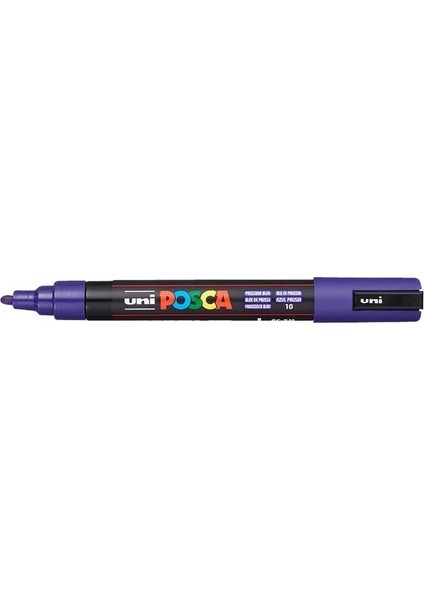 Uni Posca Su Bazlı Poster Marker Pc-5m 1.8-2.5 Prusya Mavisi 10