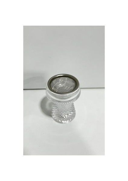 Cam Lüle Süzgeçli Cam Lüle