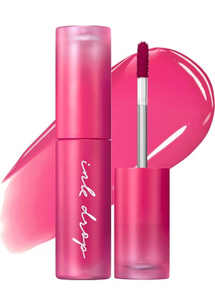 Canlı Renklerde Uzun Süreli Parlak Kalıcılık Sunan Tint PERIPERA Ink Mood Drop Tint(09 Bubble Berry)