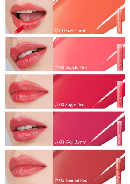 Canlı Renklerde Uzun Süreli Parlak Kalıcılık Sunan Tint PERIPERA Ink Mood Drop Tint(09 Bubble Berry)