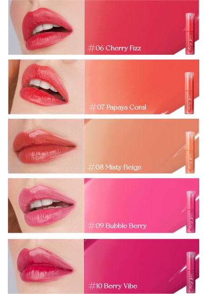 Canlı Renklerde Uzun Süreli Parlak Kalıcılık Sunan Tint PERIPERA Ink Mood Drop Tint(09 Bubble Berry)