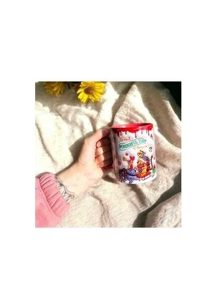 Mugsandmore Winnie The Pooh Tasarım Kupa-Hediye Kupa Bardak