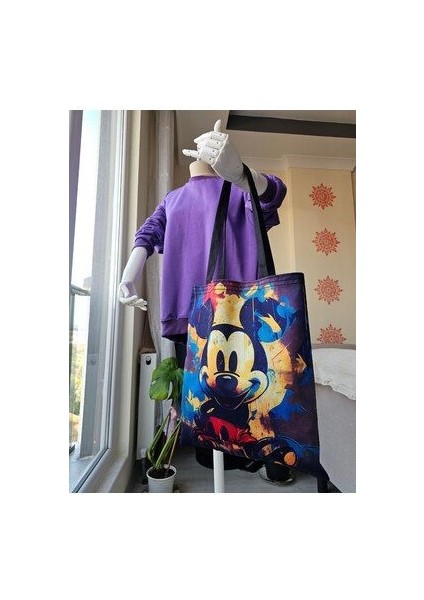 Mickey Mouse Tasarım Bez Çanta fiyatları