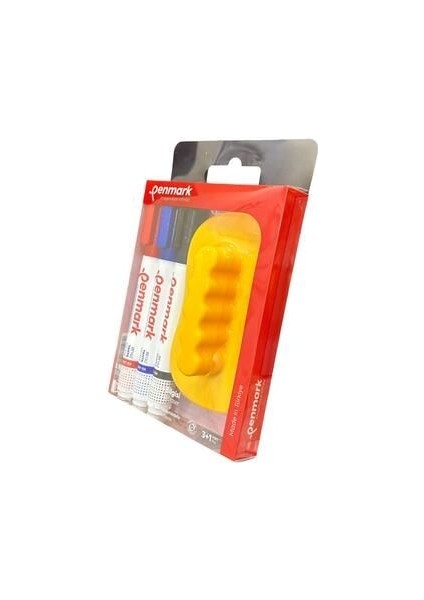 Beyaz Tahta Kalemi 3 Lü Set+Silgi 8683181702080 HS-305-TK3S 709711