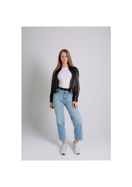 Kadın Classic Kemer Siyah Casual Pantolon için 100% Hakiki Deri Kemeri modelleri