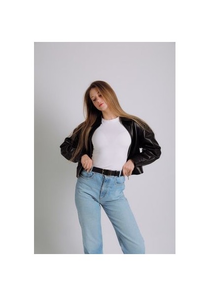 Kadın Classic Kemer Siyah Casual Pantolon için 100% Hakiki Deri Kemeri fırsatları
