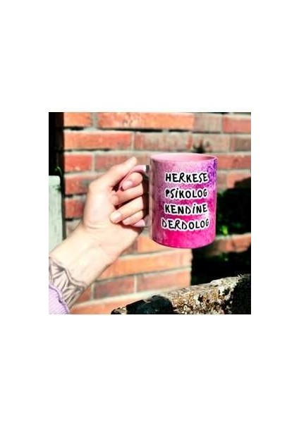 Herkese Psikolog Kendine Derdolog Hediyelik Kupa Bardak fiyatları