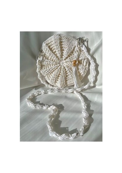 Makaron Çanta / Hasır Çanta / Bohem Çanta / El Örgüsü Hasır Çanta / Kağıt Ip Çanta