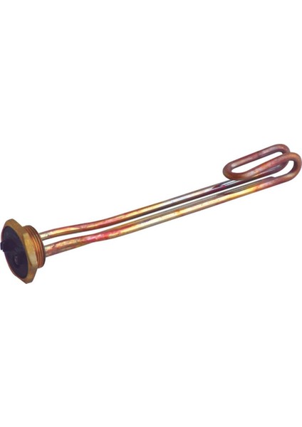 ÇETİNLER 2000W 1-1/4 Termiksiz Kıvrık Bakır Termovat Isıtıcı Yerli 220V 30CM