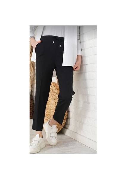 Kadın Beli Lastikli Havuç Kesim Pantolon fiyatları