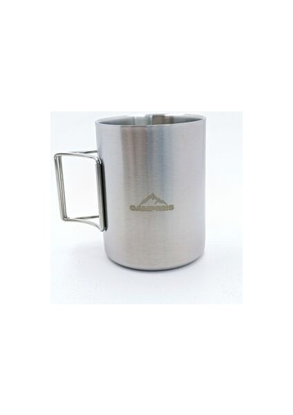 Sertifikalı Çift Kat Paslanmaz Çelik Termos Kamp Bardağı