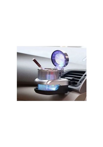 Oto Küllük Renkli Işıltılı Rgb Araç Içi LED Küllük 7 Işıklı