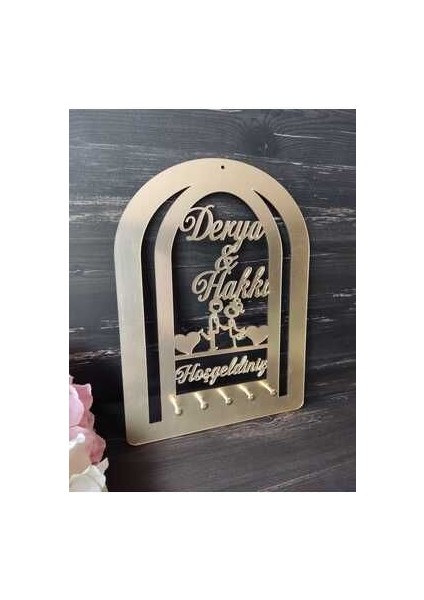 Dekoratif Anahtar Askısı