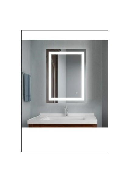 80X45 cm Gün Işığı LED Dekoratif Banyo Aynası modelleri