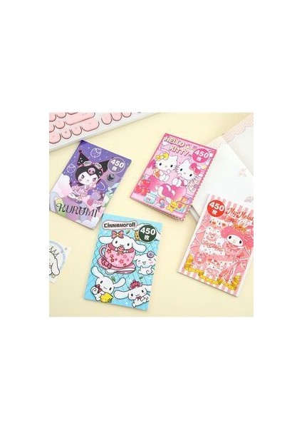 Sanrio Kuromi Karakter Sticker Defter Seti 1 Adet