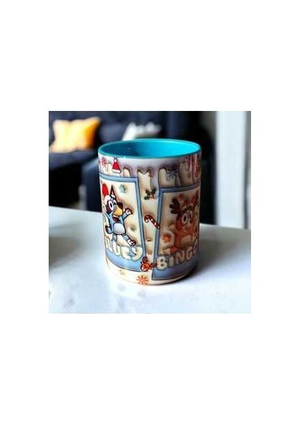 Bluey Tasarım Kupa Bardak-Hediye Kupa fiyatları