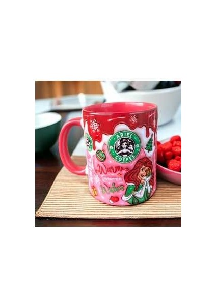 Ariel Disney Tasarım Kupa-Hediye Kupa Bardak