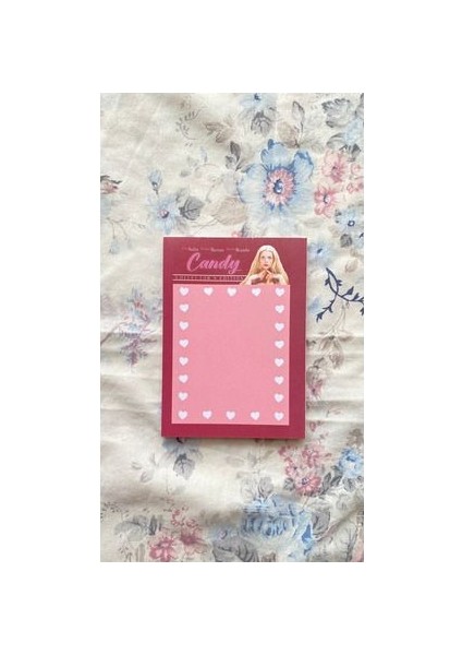 Coquette Candy Tutkallı A6 Notepad Defter Planlayıcı To Do List Bloknot Özellikli